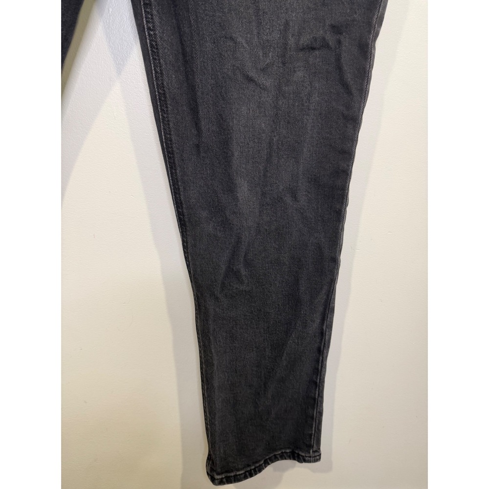 Lauren Ralph Lauren Black Womens Jeans 12 Straight‎ Grunge Denim High Rise Edgy - Picture 4 of 14
